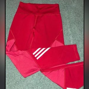 Red Adidas Leggings